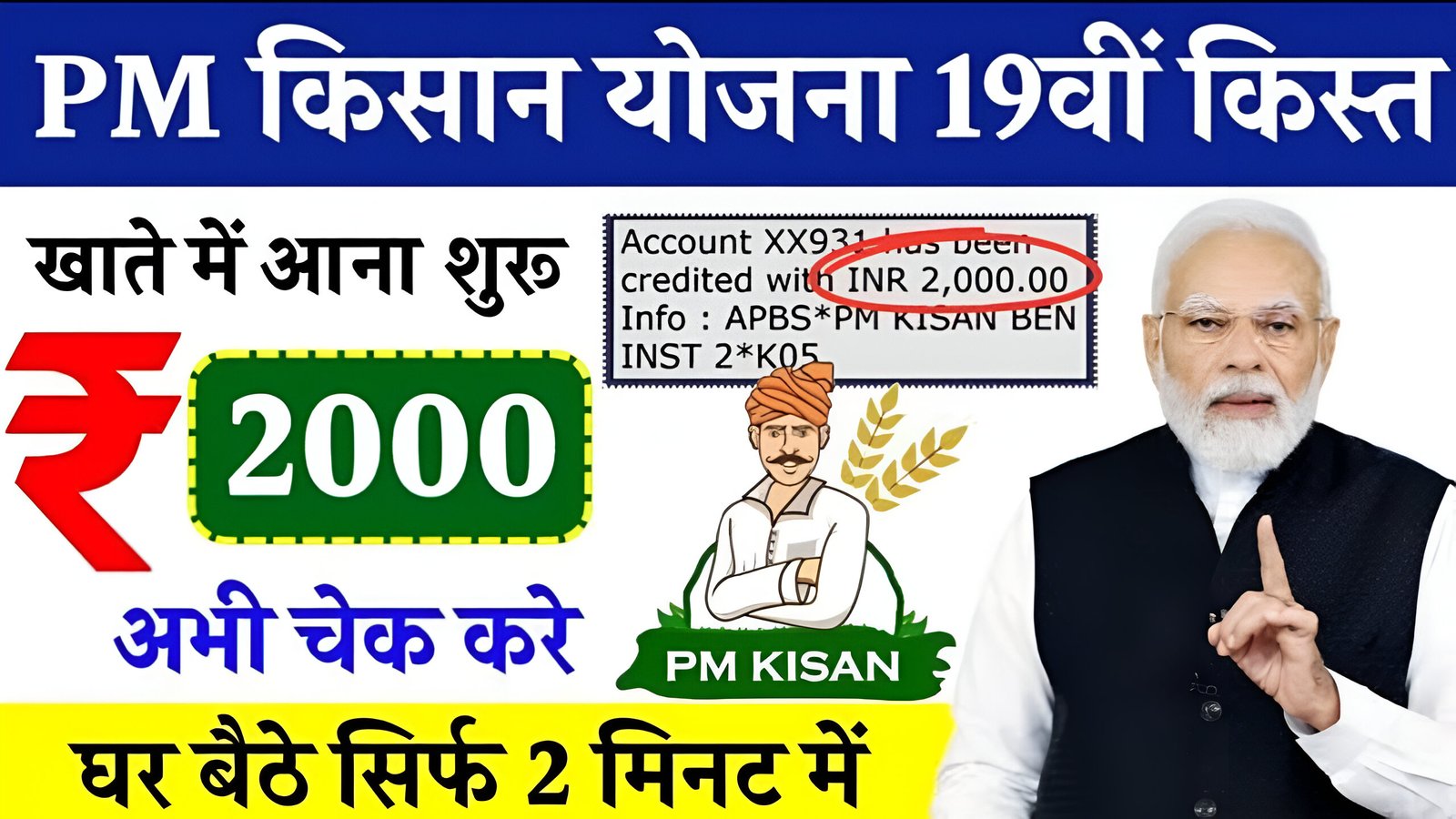 PM kisan 19th Installment